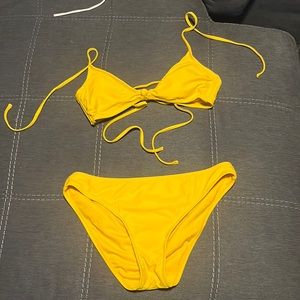 Size Large. Orange Bikini